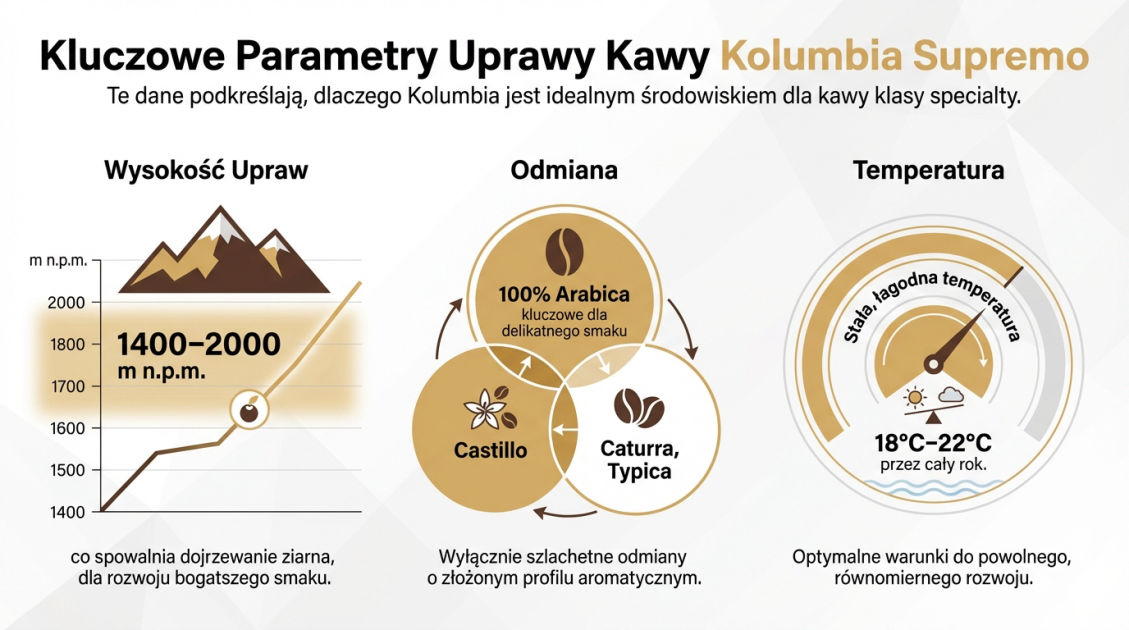 Kluczowe Parametry Uprawy Kawy Kolumbia Supremo