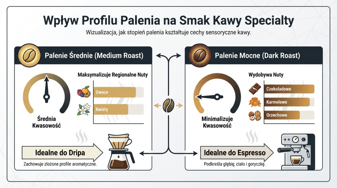 Wpływ Profilu Palenia na Smak Kawy Specialty