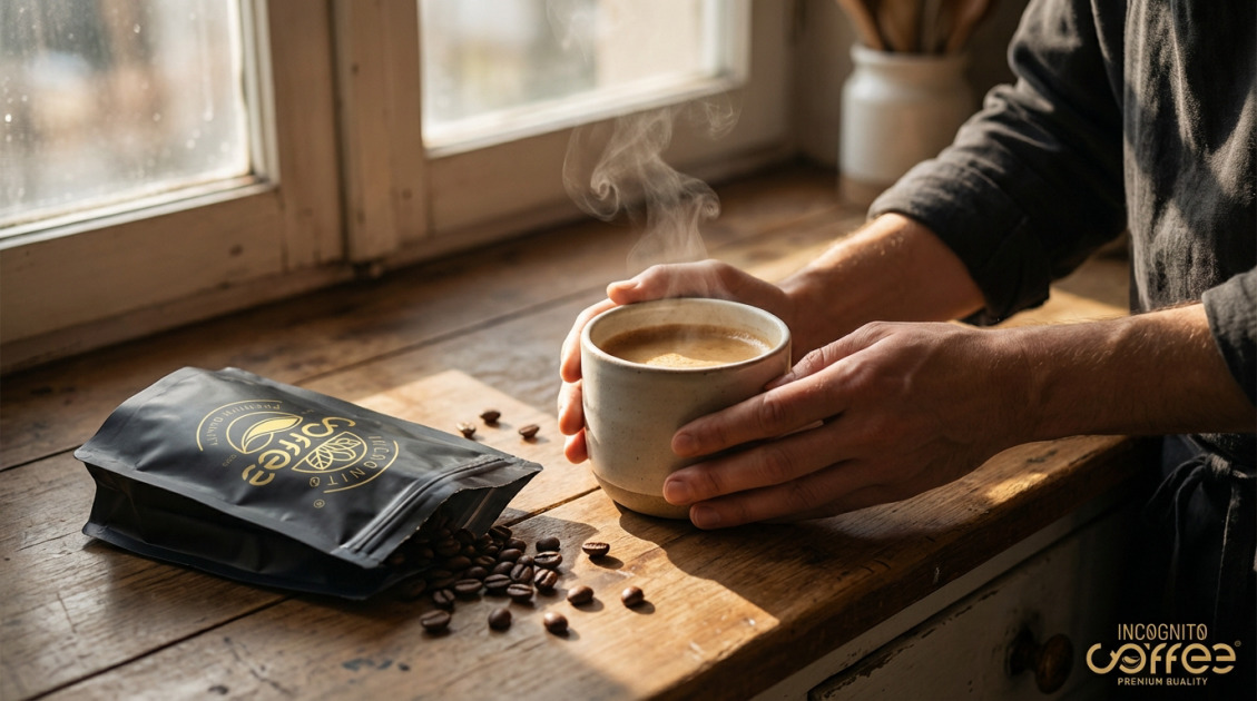 Espresso Diamond Beans in use