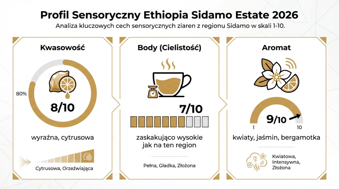 Profil Sensoryczny Ethiopia Sidamo Estate 2026
