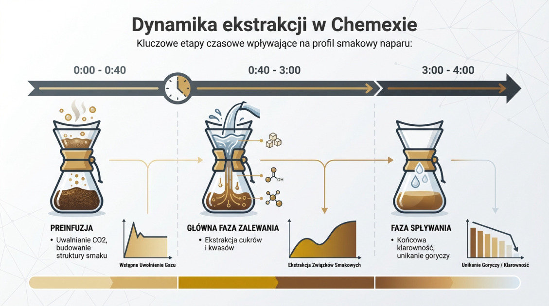 Dynamika ekstrakcji w Chemexie